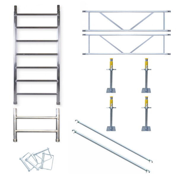 Kit XL Salvaescaleras para andamios 75x190 altura 115-165 cms